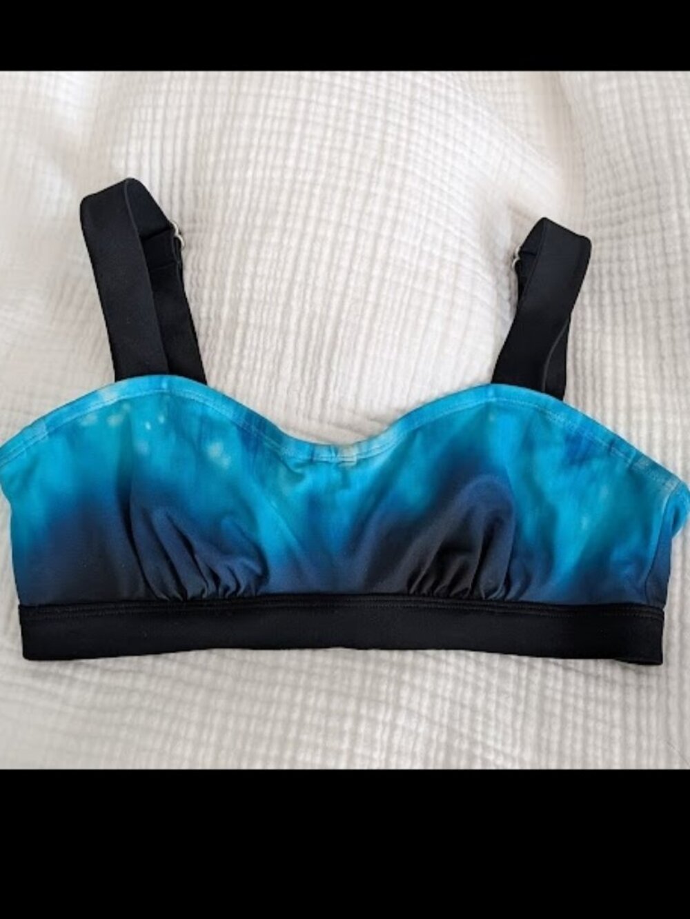 Athleta Bikini top - blue ombre - 32B/C